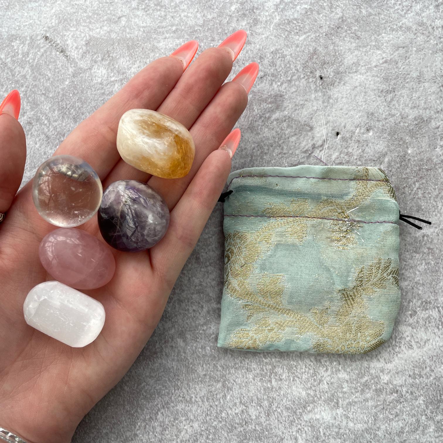 Basic Starter Tumbled Pack-Kit Basic Starter Tumbled Pack-Kit